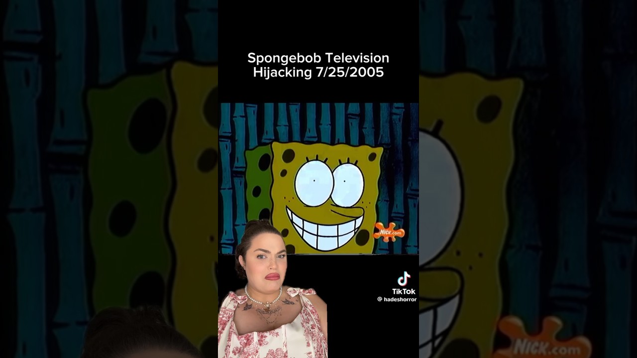 The 2005 SpongeBob SquarePants Hijacking Incident was TERRIFYING… #scary #shorts #analoghorror