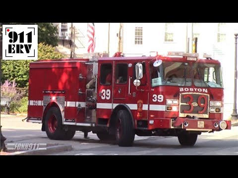 Boston Fire Engine 39 Responding