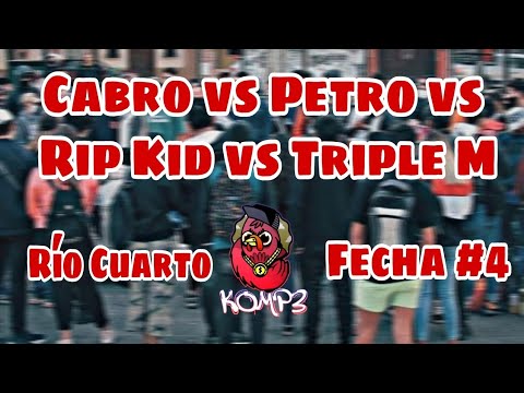Cabro vs Petro vs Rip Kid vs Triple M  || Octavos || Pre Regional || (KOMP3 x F.O.C) || 25/04 ||