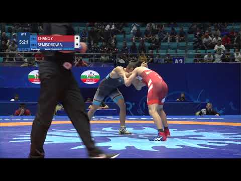 Repechage FS - 65 kg: Y. CHANG (TPE) v. A. SEMISOROW (GER)