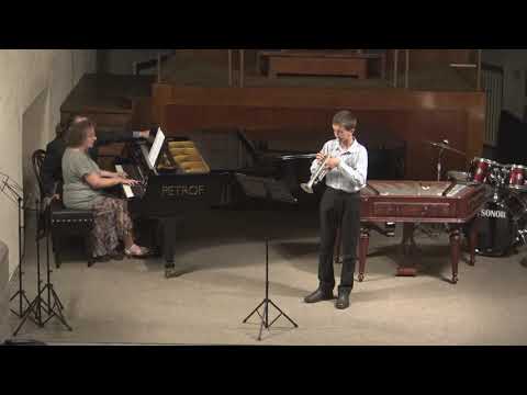 Matouš Hnízda trubka - Závěrečný koncert ZUŠ Krnov 2019