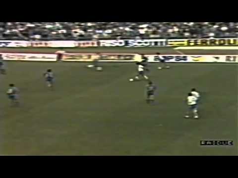 Serie A 1987-1988, day 27 Verona - Napoli 1-1 (Maradona, Galia)