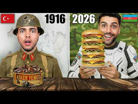 We Tried 100 Years of Military Food *We ate from 1916 to 2026*