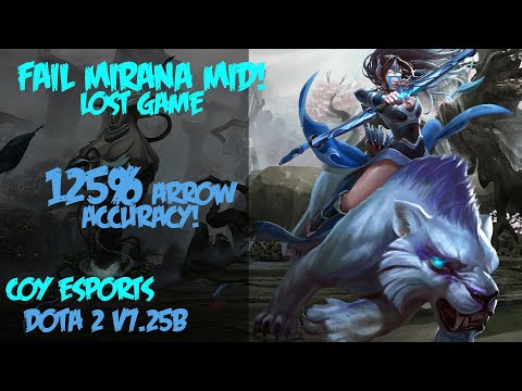 Dota 2 | Mirana Mid (8K/6D/10A) | Full Game (7.25b)