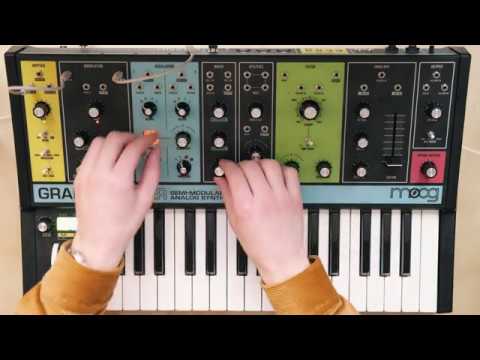 Moog Grandmother 32-Key Semi-Modular Analog Synthesizer 2018 - Present - Black / Multi-Colored Panel image 6