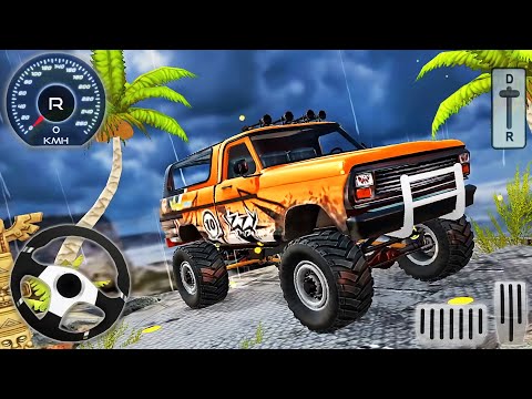 Offroad Tough Jeep Driver Simulator - 4x4 Mountain Climb Monster Truck Driving - Android GamePlay