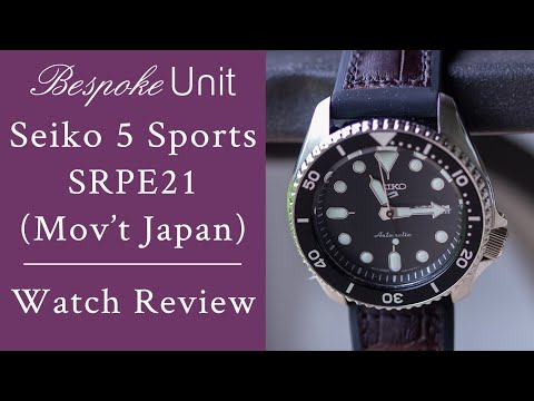 Seiko 5 Sports SRPE21 Review: Steel Diver w/ Japanese Movement + "Fused" Strap