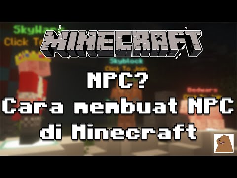 How to make your own NPC using the ZNPCs plugin - Minecraft tutorial Indonesia |  Free