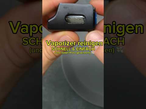 Vaporizer reinigen & HARZ gewinnen #tutorial #lifehacks #herbs #garden #gardening #germany
