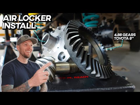 FULL Install: Toyota 8" DETAILED Nitro 4.88 Gear and ARB Air Locker Upgrade