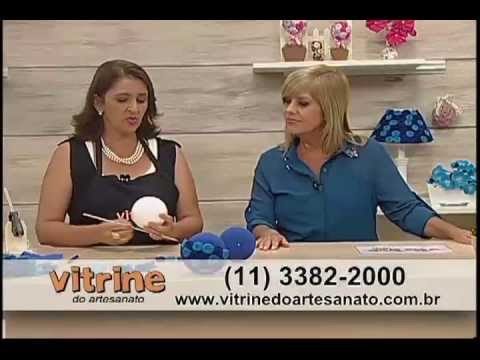 Topiaria em feltro com Isamara Custódio - Vitrine do Artesanato na TV