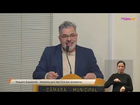 Alcindo Sabino aborda temas relevantes no Pequeno Expediente da 67ª Sessão Ordinária