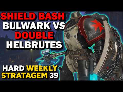 Bash Build Bulwark PULVERIZES Double Helbrutes In Weekly Stratagem 39 - True Solo | Space Marine 2