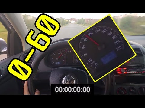 VW Polo 1.4 TDI 0-100 kmh  Acceleration (0-60 mph)