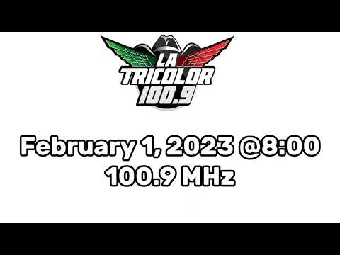 KMIX La Tricolor 100.9 Legal ID (Tracy, CA)