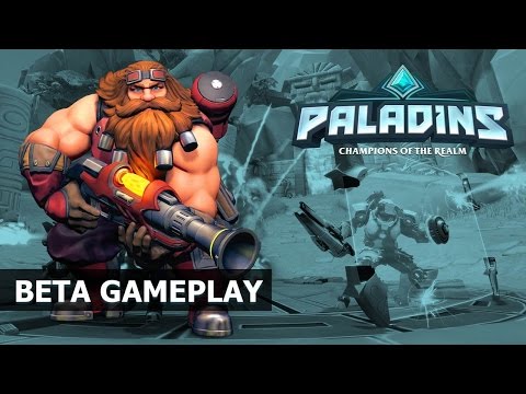 Paladins PC Closed Beta Casual Versus - Playing as Barik on Enchanted Forest