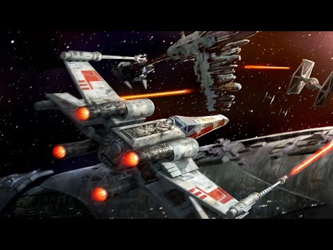Realistic Dogfights with the X-Wing in VR - Star Wars: Squadrons Cinematic Gameplay