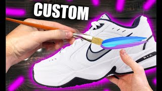 Custom DAD SHOES!! (Nike Air Monarch's) - Jordan Vincent