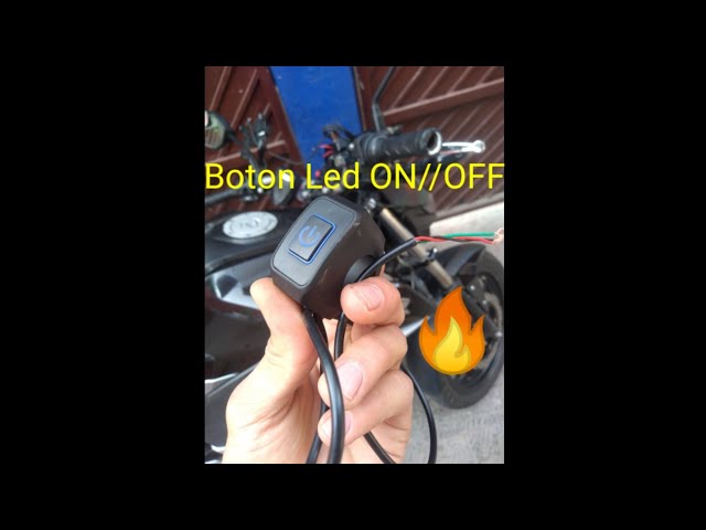 Vídeo relacionado con Gebildet Universal Momentáneo Acero Inoxidable LED Verde Motocicleta Interruptor ON-Off Manillar Montaje Ajustable Interruptores Impermeables Botón 5A/12V