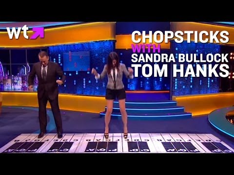 Tom Hanks, Sandra Bullock & Jonathan Ross Play Chopsticks | Best Of The Rest