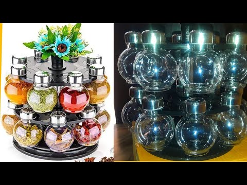 Kitchen plastic spice rack (0069), shelves: 2, size/dimensio...