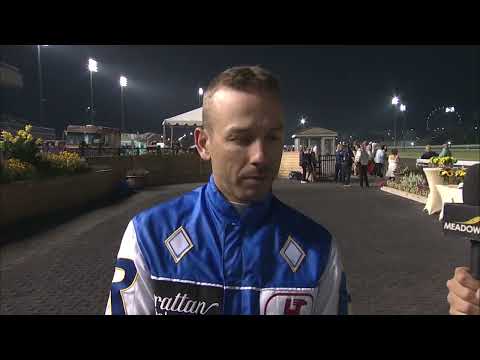 July 26, 2025 - Hambletonian Elimination 1 - Interview with Winning Driver Louis Roy