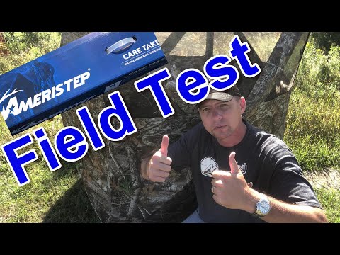 Ameristep Care Taker 2 Man Ground Blind Field Test