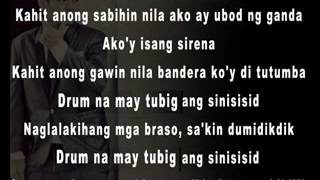 SIRENA   Gloc 9 ft Ebe Dancel with lyrics