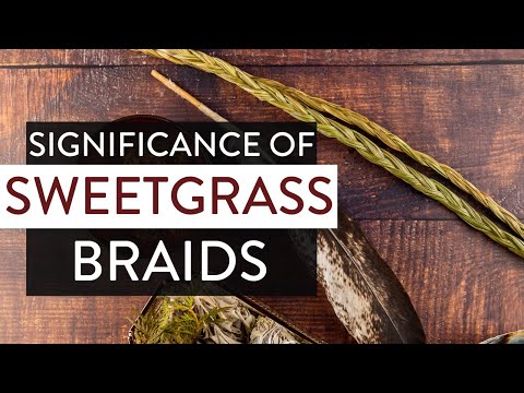 Meaning of SWEETGRASS Braids (What is the Significance of SWEET GRASS Braids?) 🌾