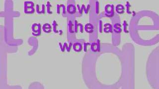 briar Gillis - The Last Word with lyrics
