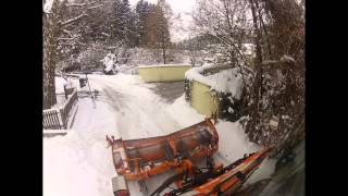 Schneeräumung mit Entspannungsmusik