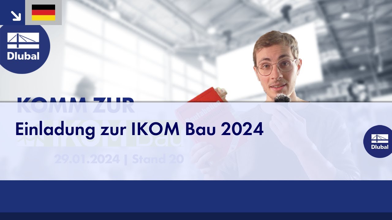 Einladung zur IKOM Bau 2024