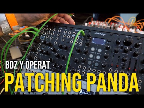 Patching Panda BDZ y Operat, módulo de bombos y oscilador complejo