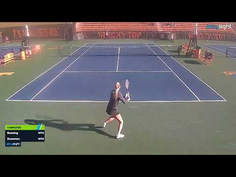 Boesing Natalie(BU) v Bosman Coco(UTC) - ITA Division I Women's Ohio Valley Regional - 19.10.22