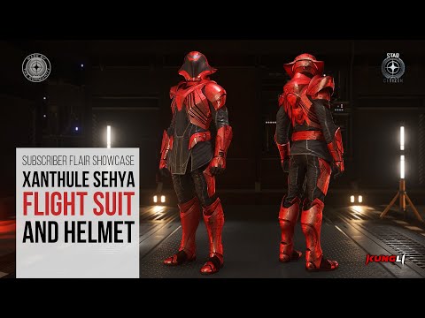 Xanthule Sehya Flight Suit & Helmet - Subscriber Flair Showcase