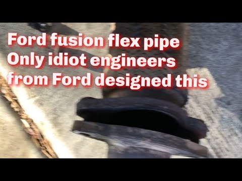 Ford Fusion flex pipe replacement - Ford hired clowns to design the fusion exhaust system.