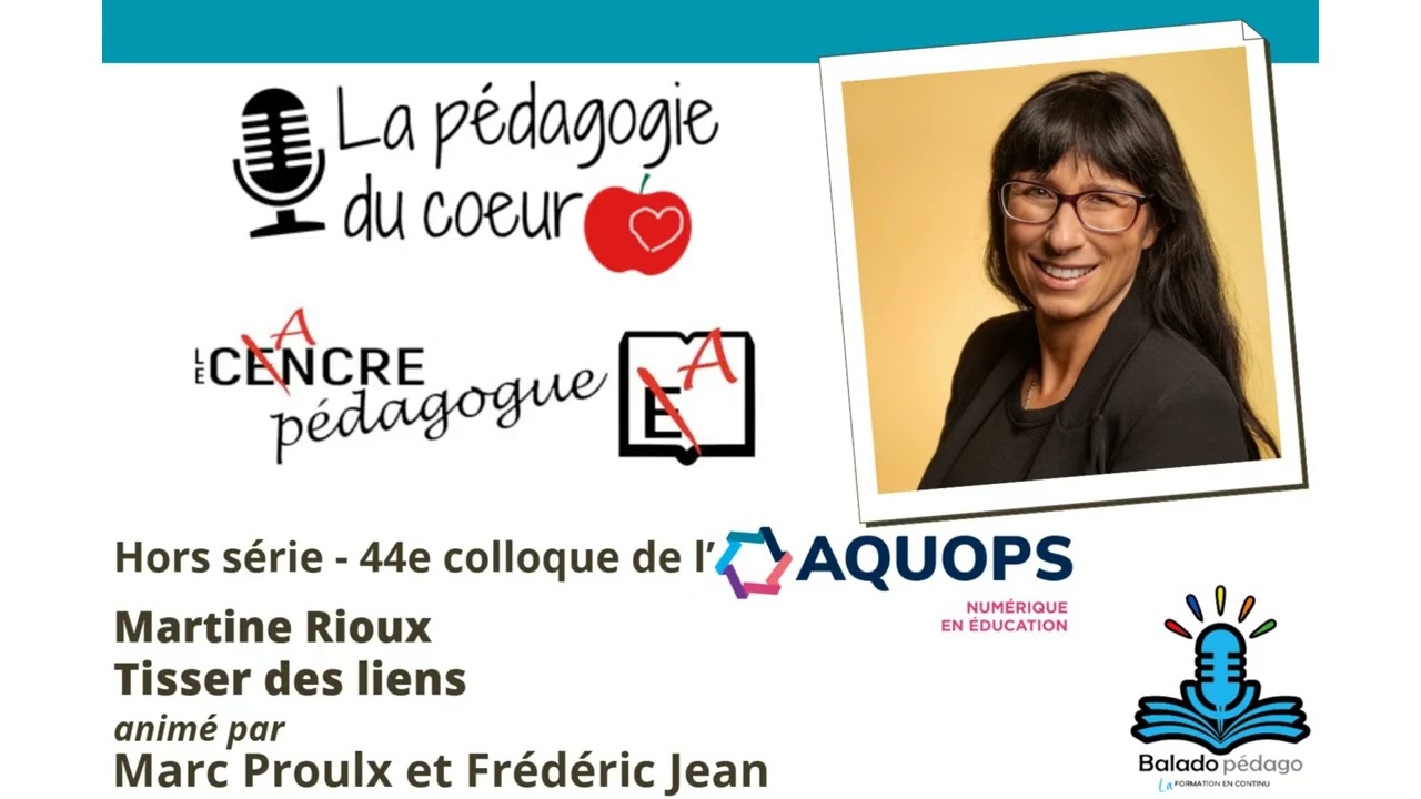 Martine Rioux au 44e colloque de l'AQUOPS