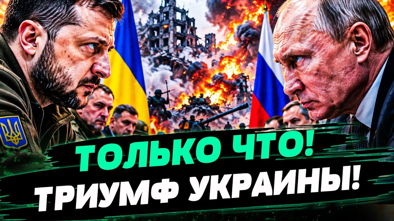 ⚡️ТОЛЬКО ЧТО! ЗЕЛЕНСКИЙ ДОЖАЛ ПУТИНА! УКРАИНА СМОГЛА ЭТО! РЕШИЛОСЬ ГЛАВНОЕ! 