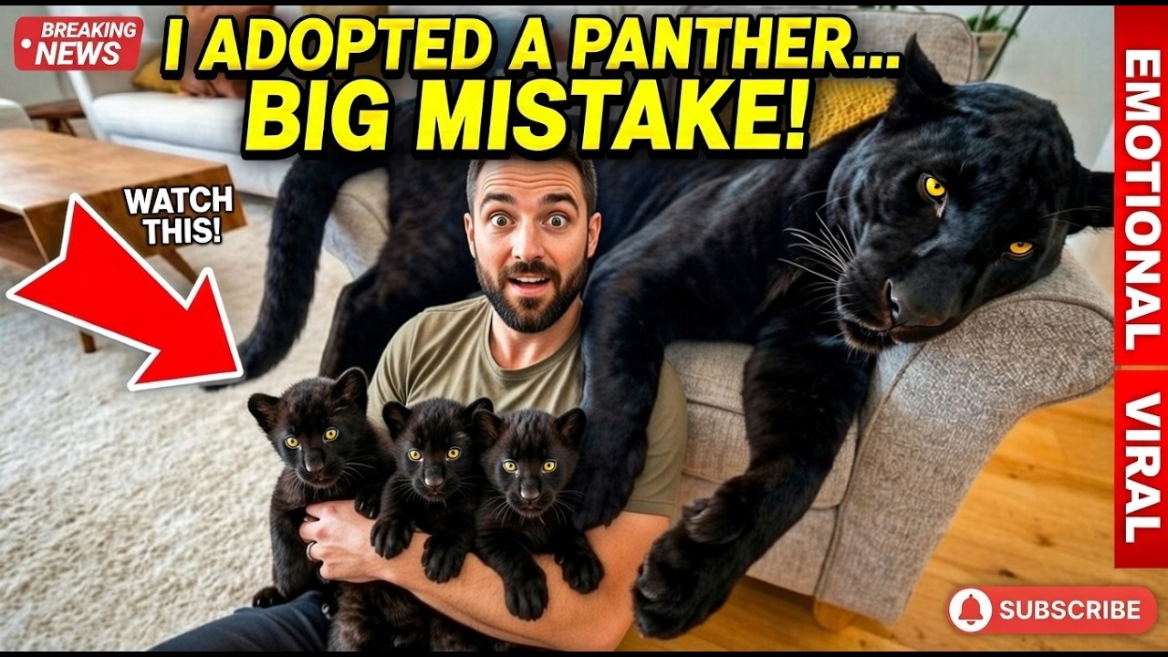 I Saved a Dying Black Panther Cub… Years Later, She Returned #BlackPanther #wildliferescue