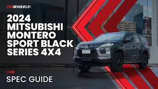 2025 Mitsubishi Montero Sport Black Series 4x4 Spec Guide | Zigwheels.Ph