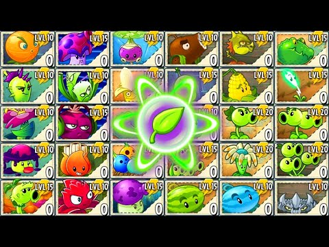 PvZ2 - 1 Plant Max Level Use 1 Plant Food vs Punk Zombie - Who Will Win?