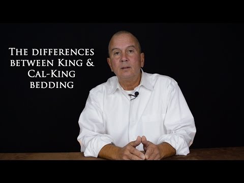 What's the difference between a King & California King bed & bedding?