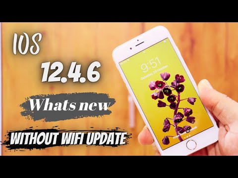 iOS 12.4.6 Update Now | ios 12.4.6 without wifi