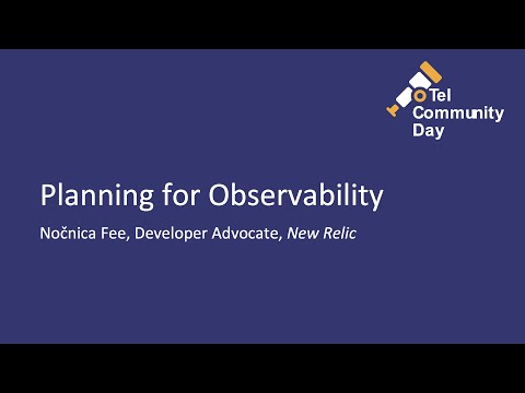 Sponsored Talk: Planning for Observability