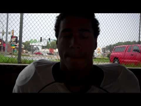 Sioux City East WR/SS Dom Thompson-Williams, 8-18-12