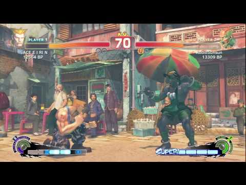 SSF4 - ACE E I RI N (Guile) VS. PPN (Dhalsim)