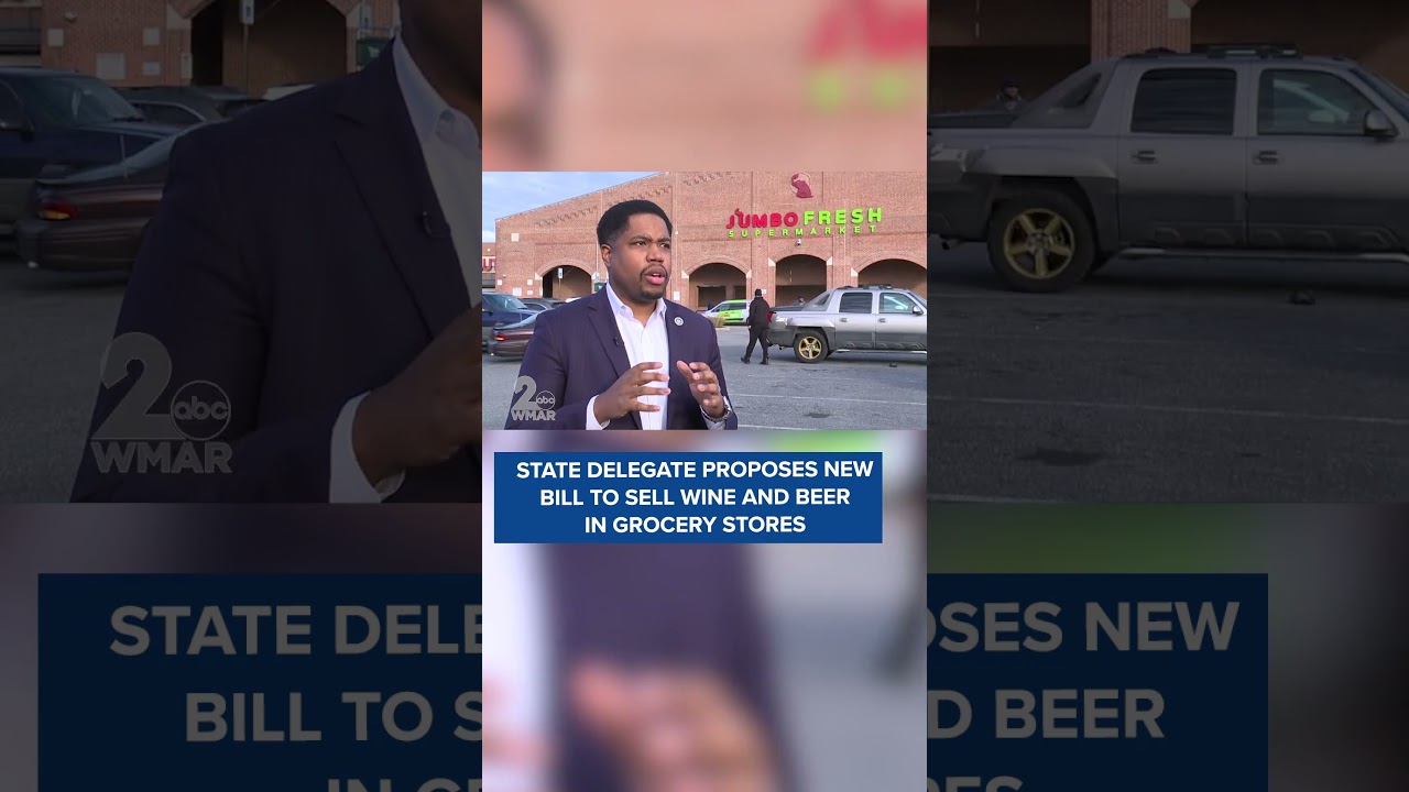 State delegate proposes new bill to sell wine and beer in grocery stores  #maryland #wine #beer
