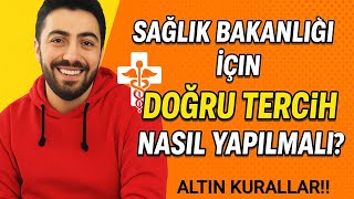 Bu Videoyu İzlemeden Tercih Yapma| Sağlık Bakanlığı 2025 Atama Tüyolar