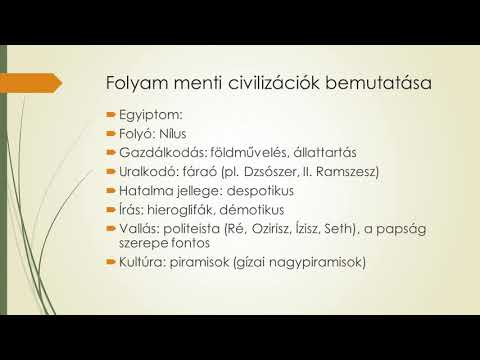 Ókori kelet - érettségi ismétlő