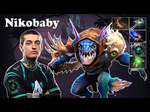 Nikobaby - Slark Safelane party with Handsken Mars | Dota 2 7.29d Gameplay
